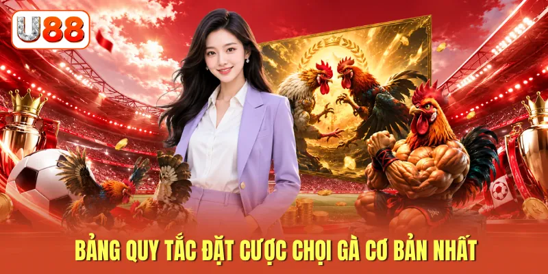 Bảng quy tắc đặt cược chọi gà cơ bản nhất