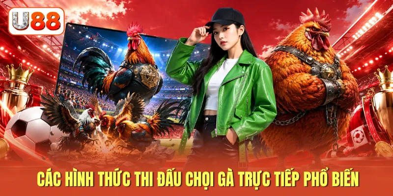 Các hình thức thi đấu chọi gà trực tiếp phổ biến